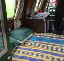 The Angela canal boat operating out of Stone