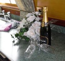 The Ginette canal boat operating out of Stone