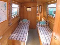 The Sand Lark canal boat operating out of Wrenbury