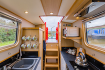 The Hill Partridge canal boat operating out of Anderton