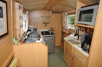 The Red Throated Swallow canal boat operating out of Goytre