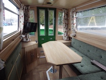 The Savoy Hill V canal boat operating out of Anderton