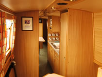 The Mute Swan canal boat operating out of Hilperton