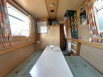 The Mountain Wagtail canal boat operating out of Hilperton