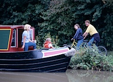 Bikes on a canal boat holiday