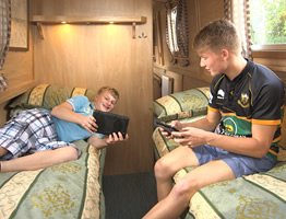 Kids on a canal boat holiday