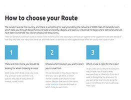 Loads of canal holiday routes to choose from