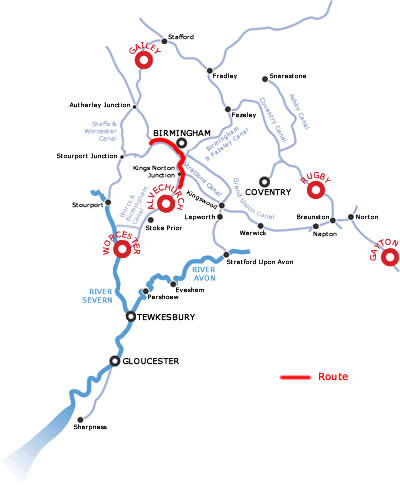 Black Country Museum from Alvechurch