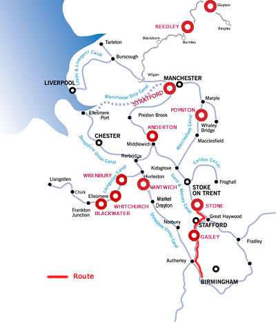 Black Country Museum in Birmingham from Stone 